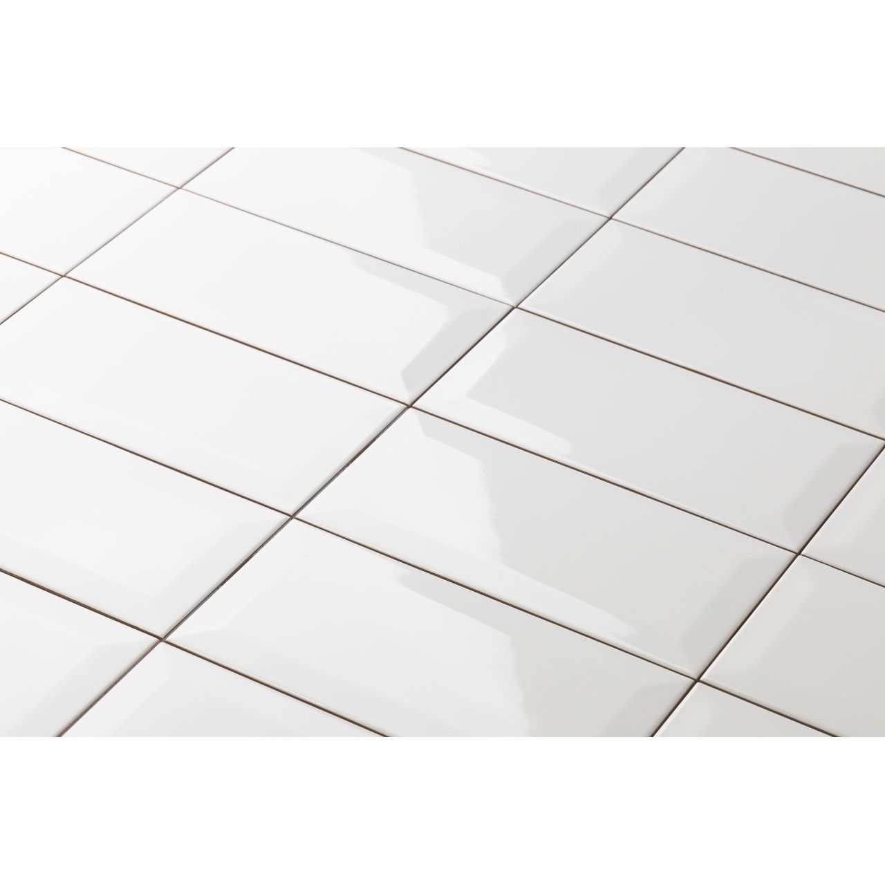 Revestimento Metro White Brilhante 10x20cm - Eliane