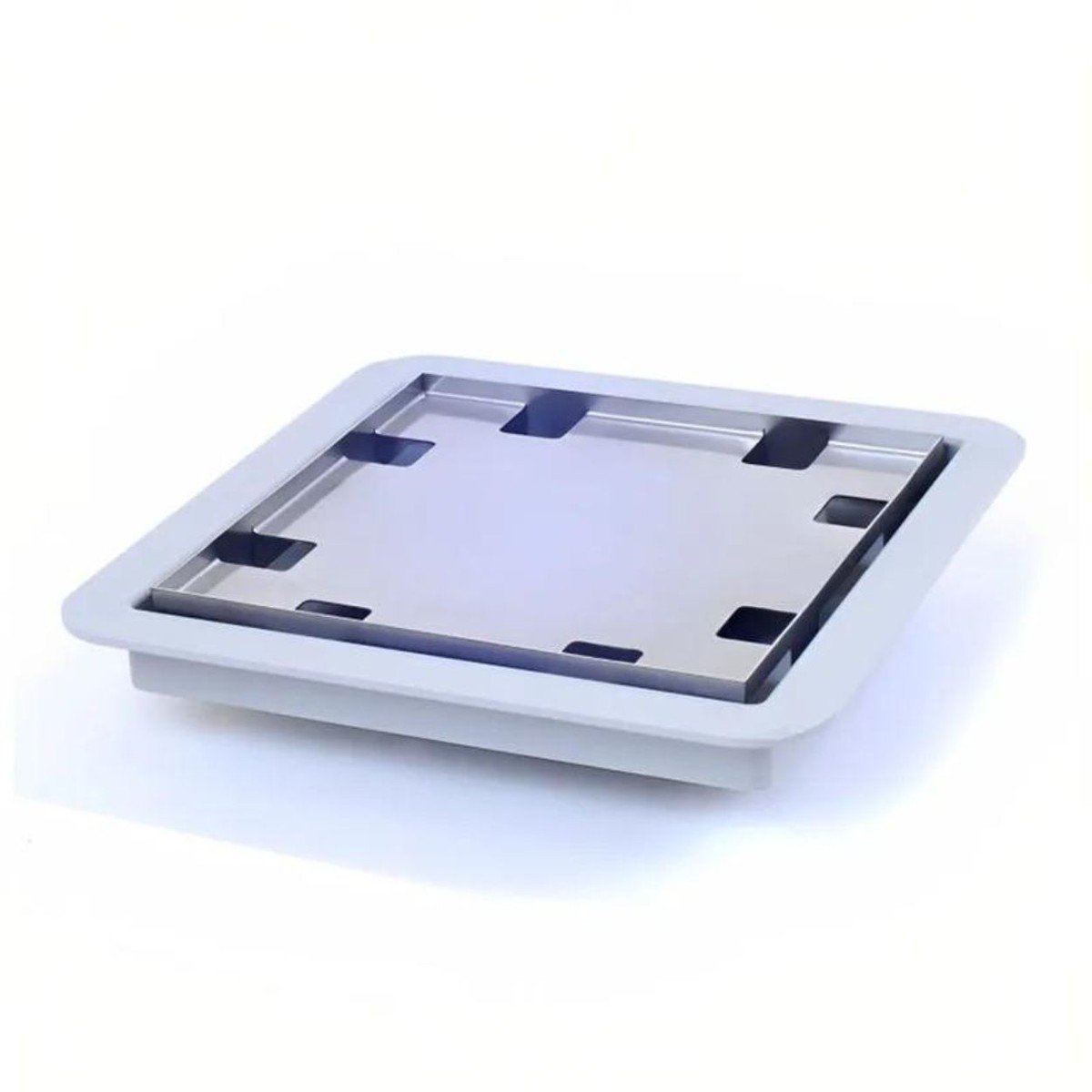 Ralo Linear Square com Tampa Oculta 15x15 cm
