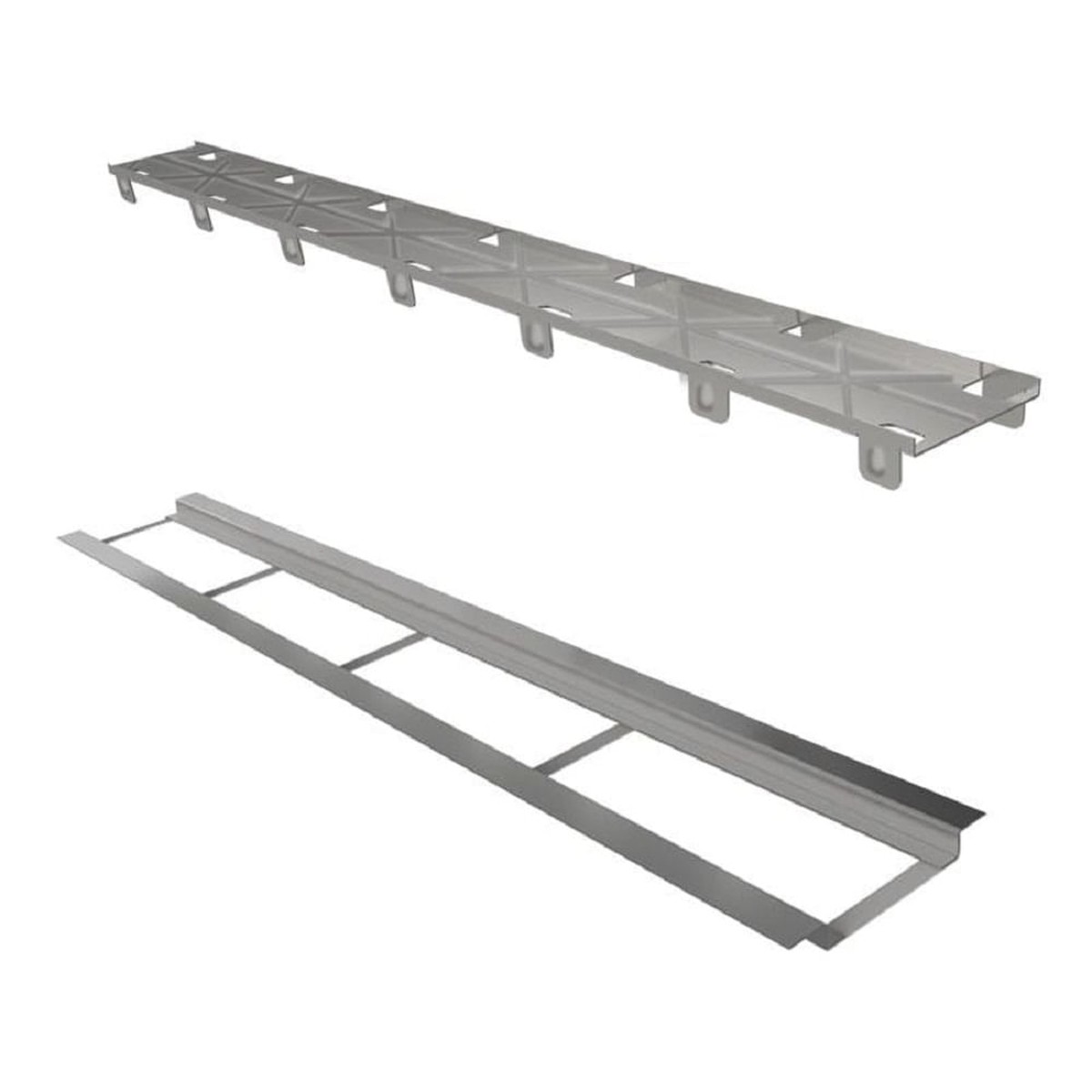 Ralo Linear Elleve Infinity Tampa Oculta Com Base Inox 120 cm