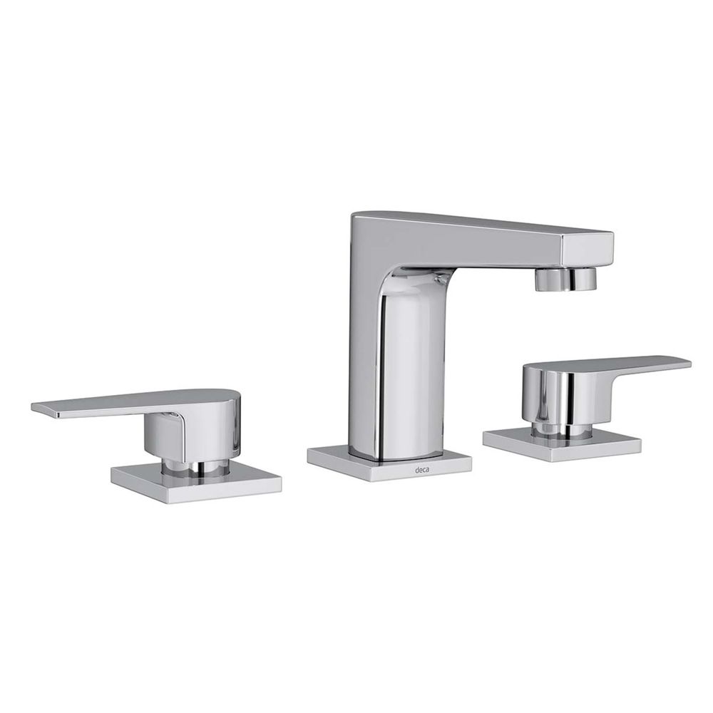 Misturador Deca de Mesa Bica Baixa para Lavatório Level Cromado