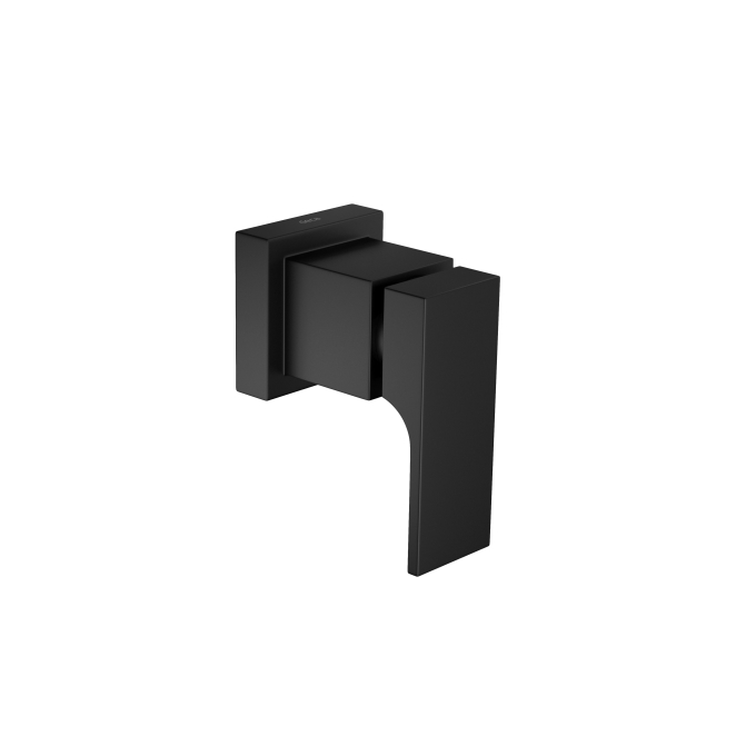 Acabamento de Registro de Gaveta 1/2", 3/4" e 1" Black Matte Unic - Deca