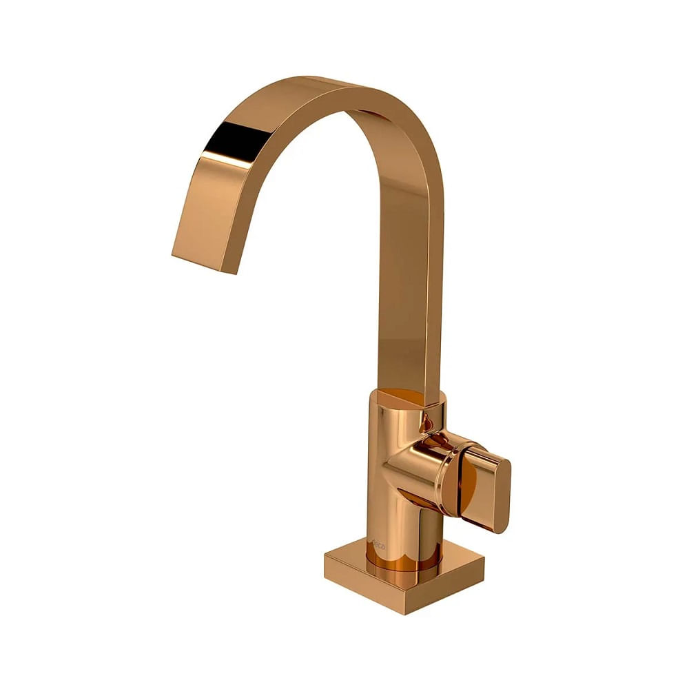 Torneira de Mesa Bica Alta para Lavatório Red Gold Polo - Deca