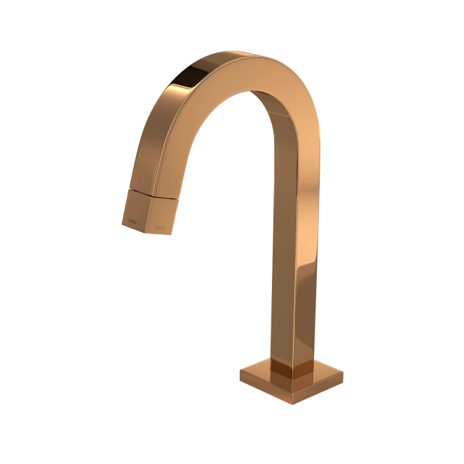 Torneira para Lavatório de Mesa Bica Baixa Tube Red Gold - Deca