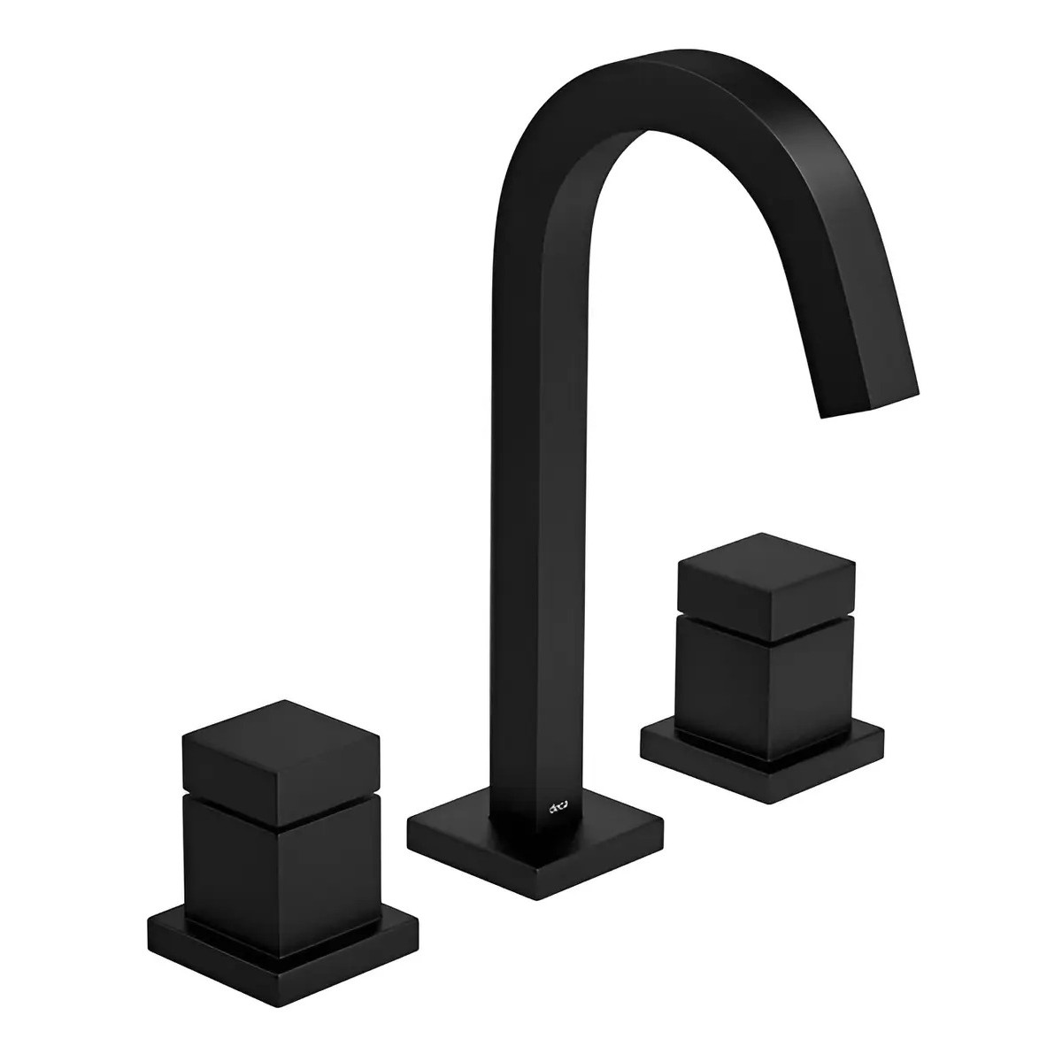 Misturador de Mesa Bica Alta para Lavatório Black Matte Cubo - Deca