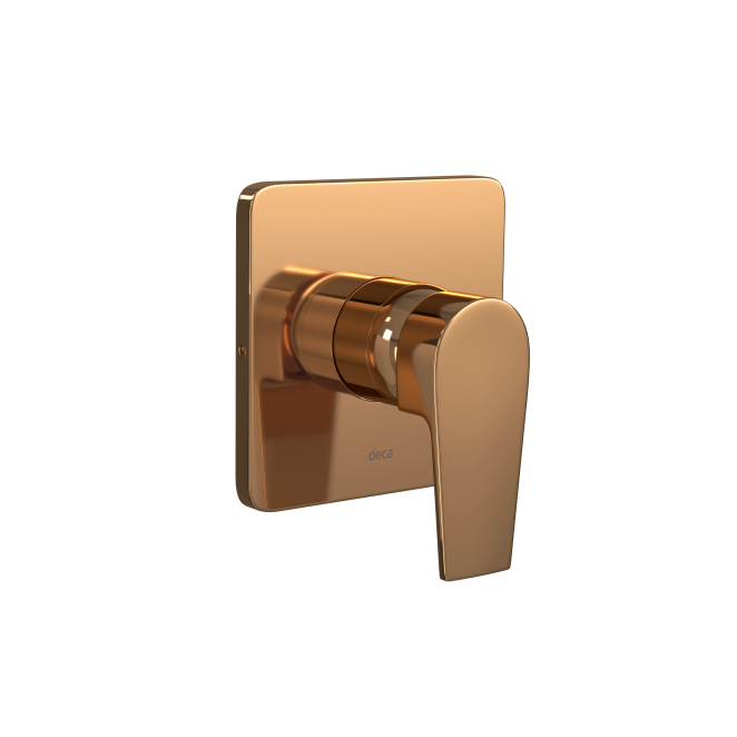 Acabamento Monocomando para Chuveiro Level Red Gold - Deca