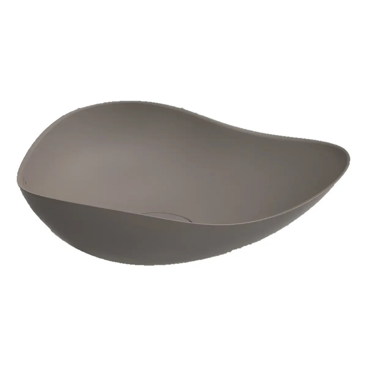Cuba de Apoio Oval Ruy Ohtake 540x375mm Café - Roca