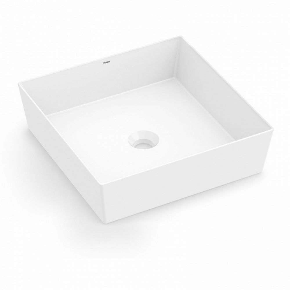 Cuba de Apoio Quadrado Platinum P5 Branco - Incepa
