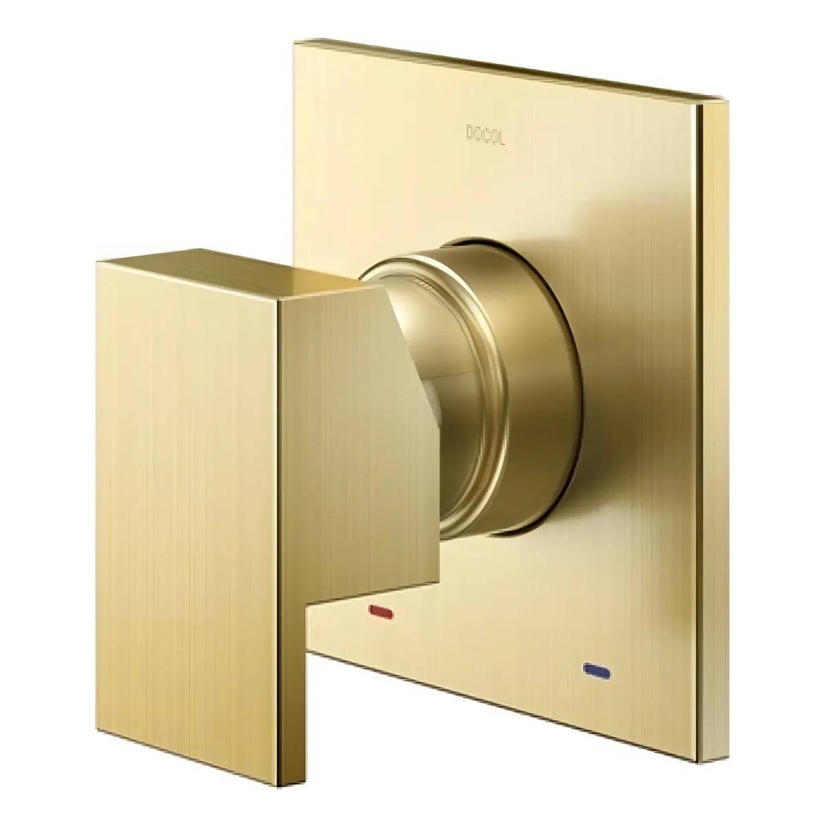 Acabamento Monocomando para Chuveiro 3/4" New Edge Ouro Escovado - Docol