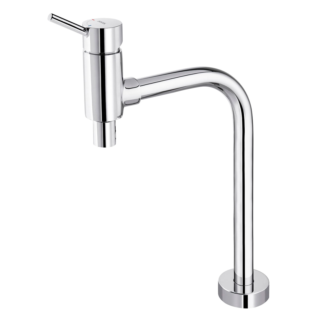 Monocomando bica alta de mesa para cozinha Lóggica cromado - Docol