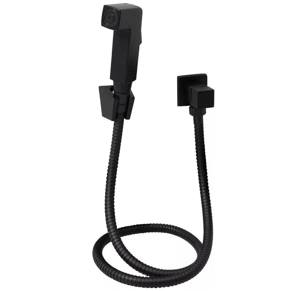Ducha Higiênica Slim Black 1/4 Volta - Inovatte