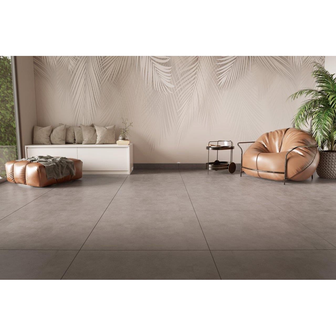 Piso Cerâmico 75x75 Urban Avelã - Vivence