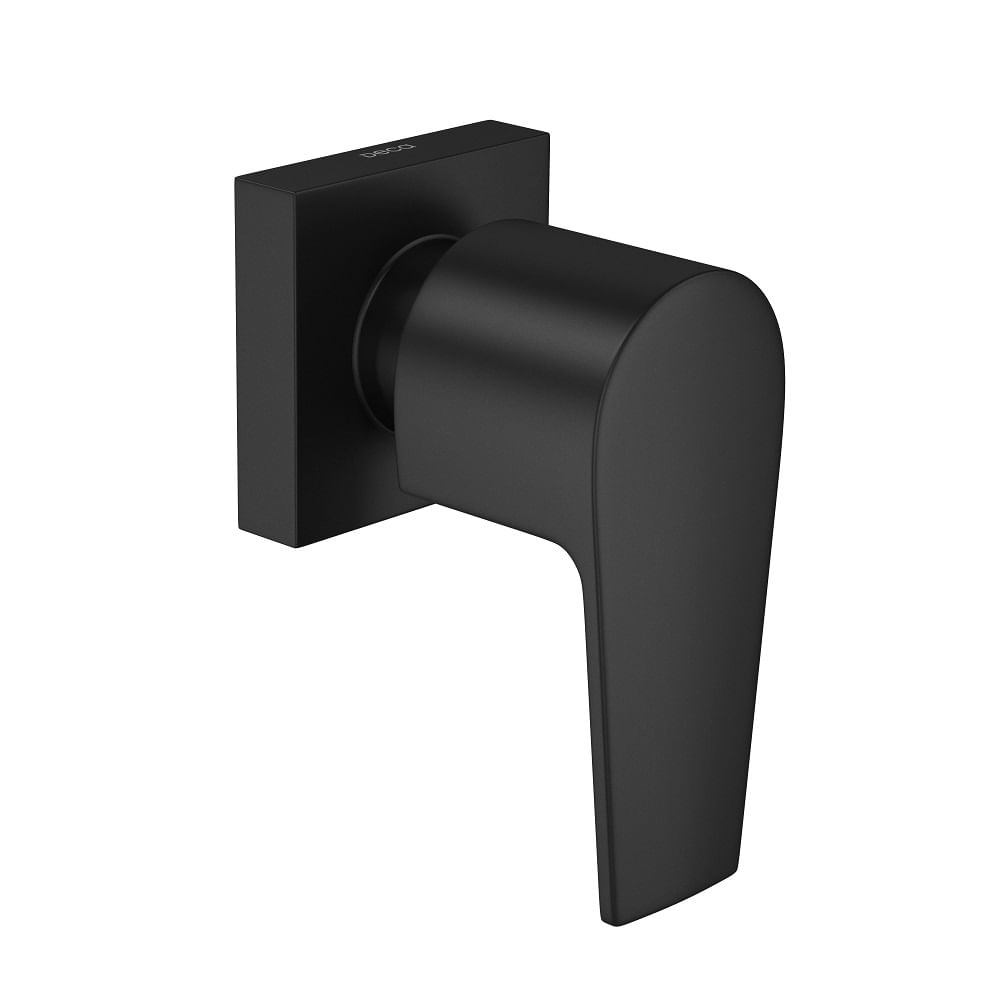 Acabamento de Registro de Gaveta Até 1" Level Black Matte - Deca