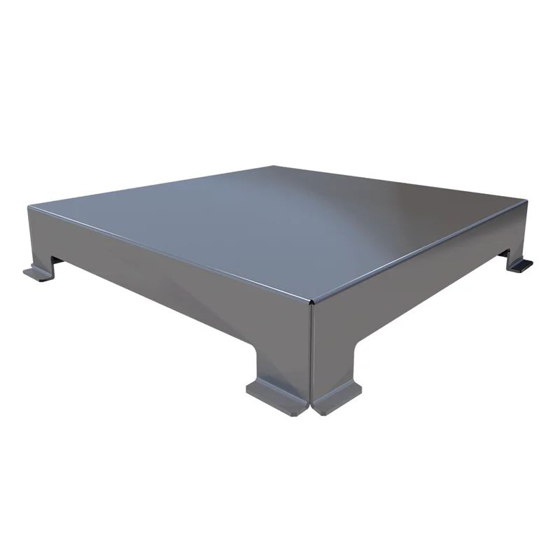 Ralo Linear Elleve Square Tampa 10x10cm Inox