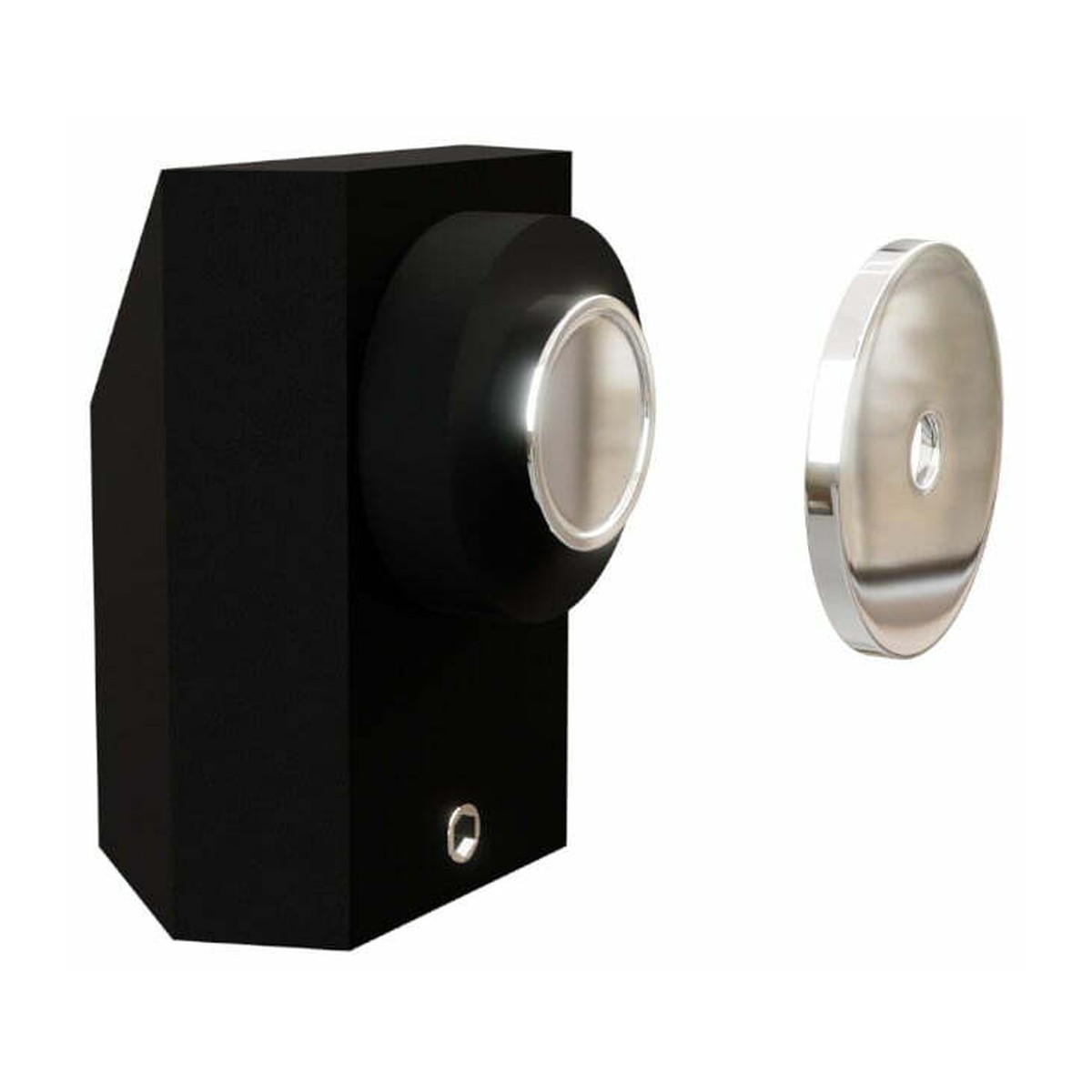 Prendedor de Porta CPM-400 Preto - Italy Line