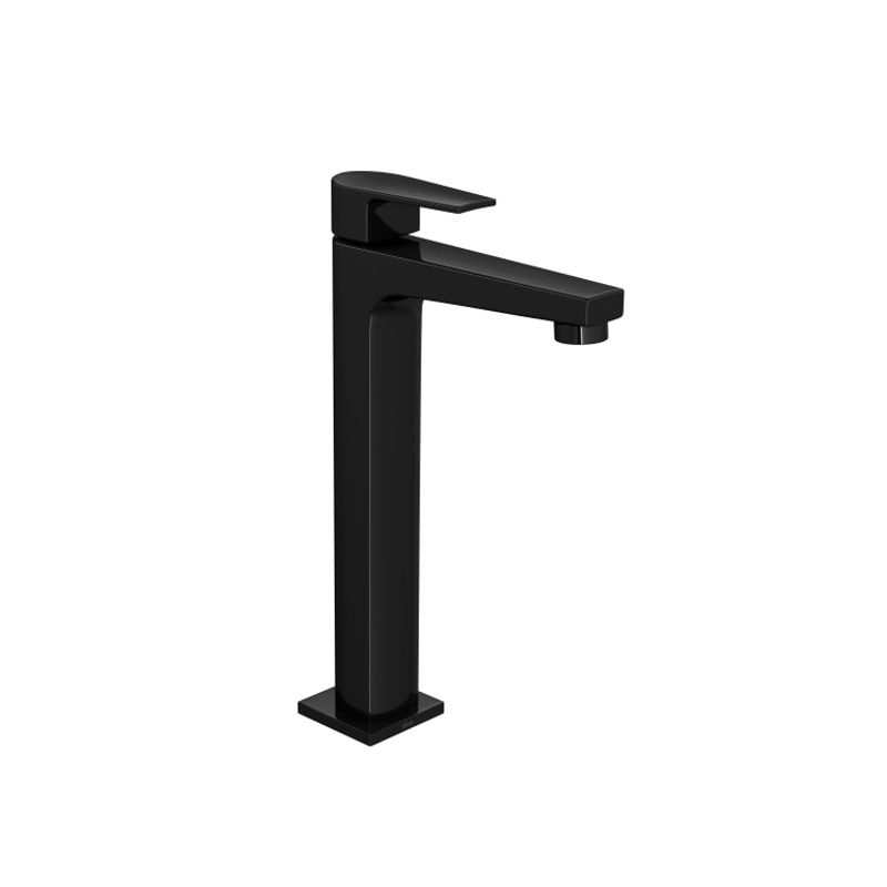 Torneira Lavatório Mesa Bica Alta Level Black Matte - Deca