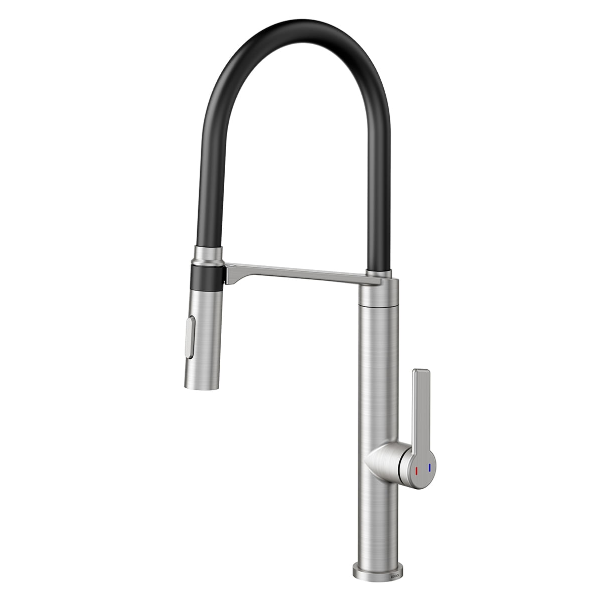 Misturador Monocomando para Cozinha Doc Inox Escovado Preto - Docol