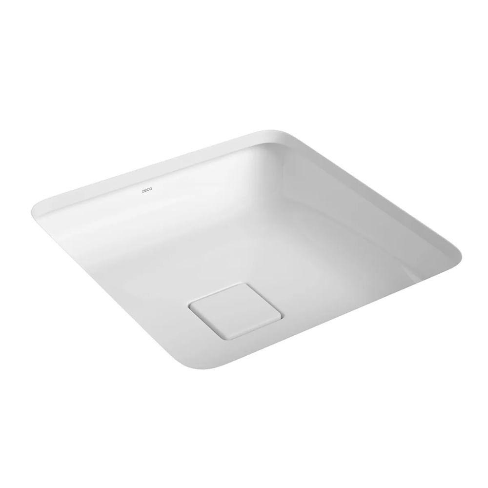 Cuba Quadrada de Embutir 40cm Slim Gelo - Deca