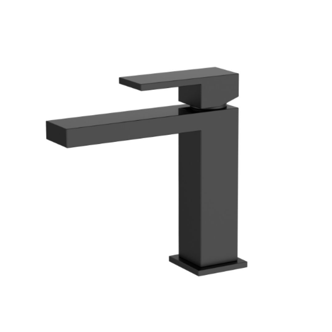 Misturador Monocomando de Lavatório de Mesa Bica Baixa Havel Black Matte - Dax