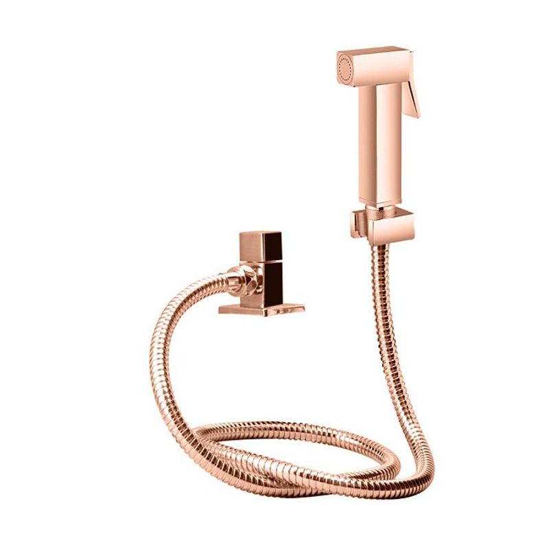 Ducha Higiênica com Registro Sem Derivação Havel Rose Gold - Dax