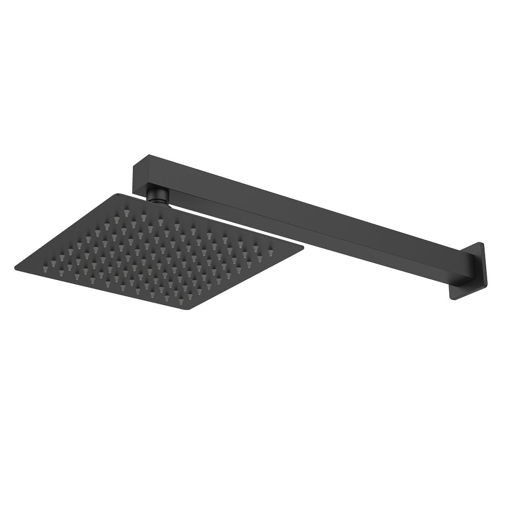Ducha Slim Quadrada 20cm Del Toro Black - Dax