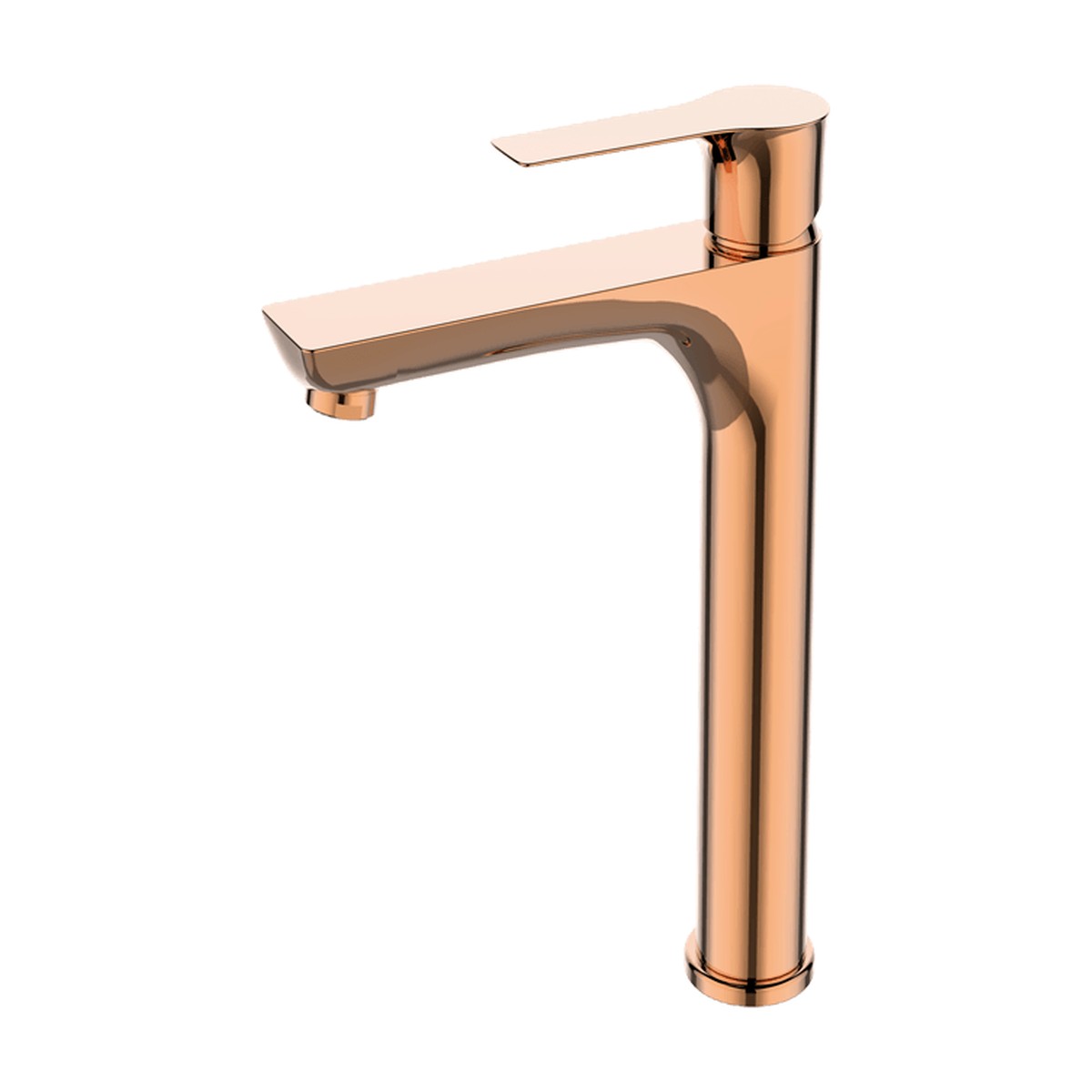 Misturador Monocomando de Lavatório Mesa Mendoza Bica Alta Rose Gold - Dax