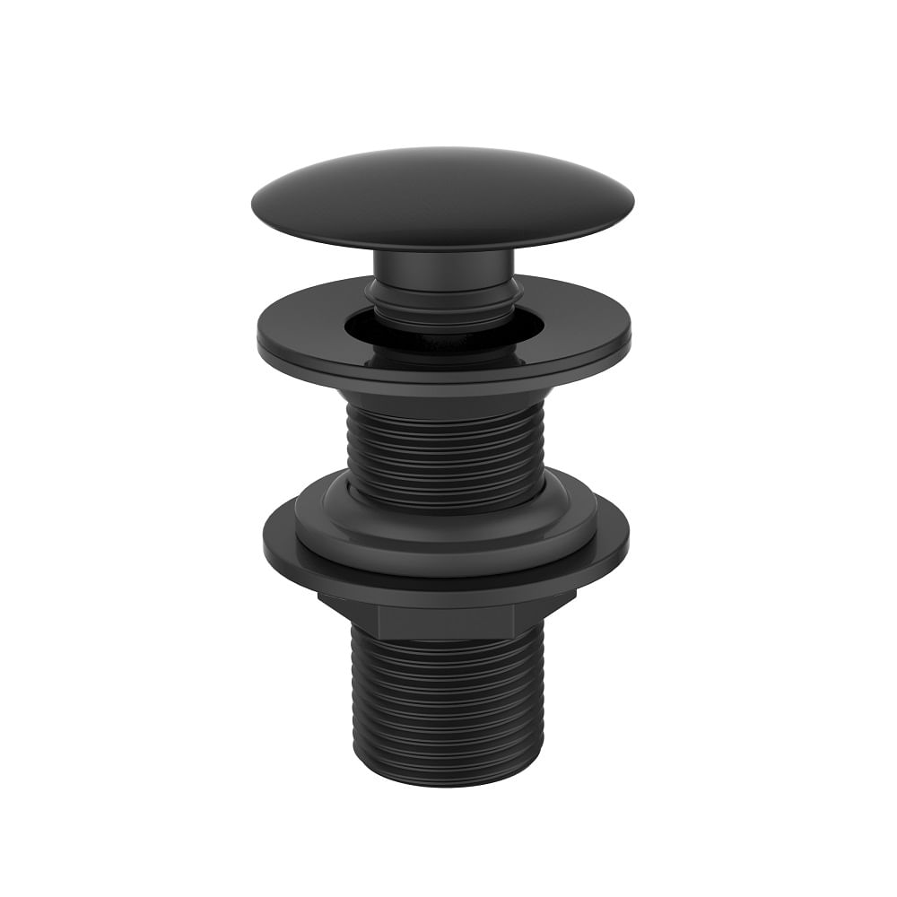 Válvula Click para Lavatório com Tampa Redonda 7/8” Black - Dax