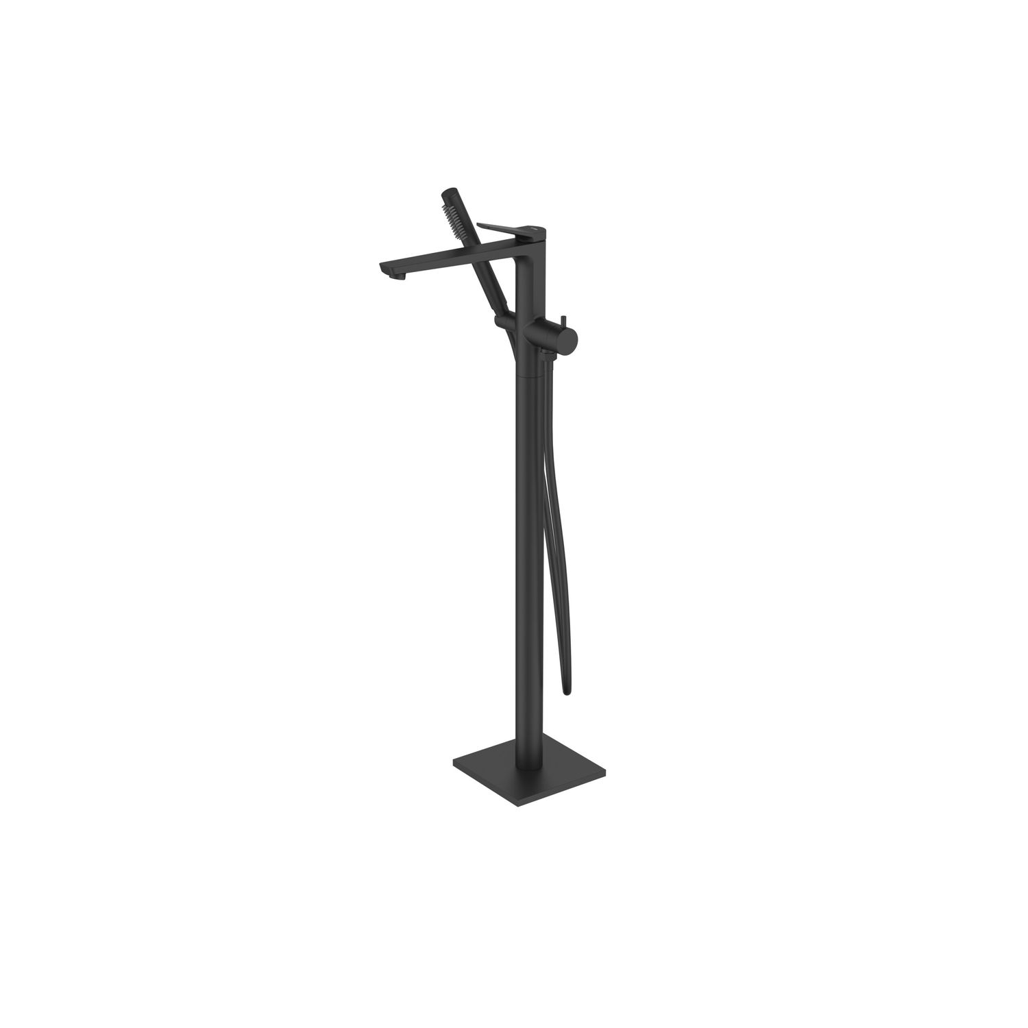 Misturador de Piso Monocomando para Banheira Ada Black - Dax