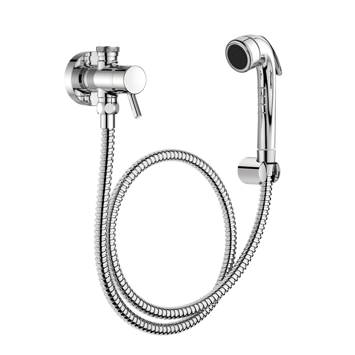 Ducha Higiênica com Registro e Derivação com Gatilho Loggica Cromada - Docol