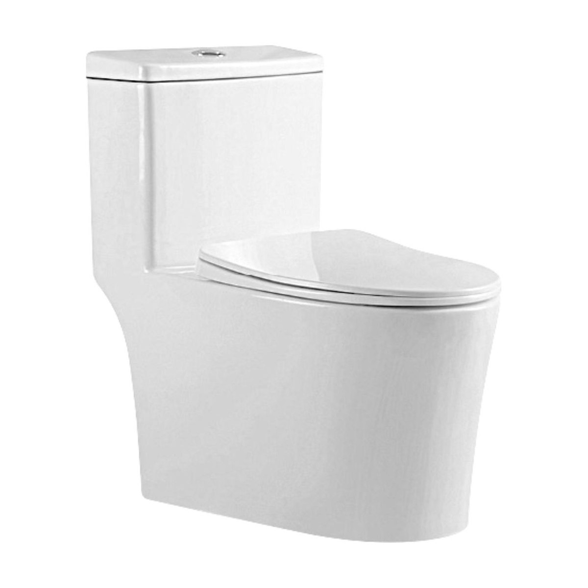 Bacia com Caixa Acoplada Monobloco Platina Branco - Dax