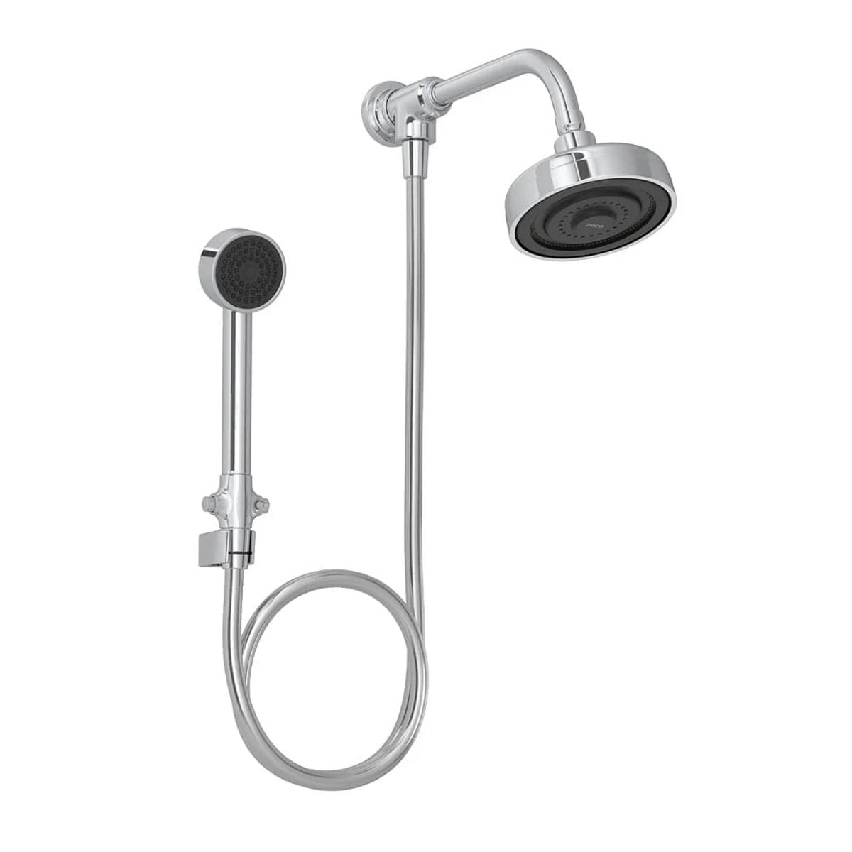 Kit Chuveiro Acqua Plus com Desviador e Flexível PVC Cromado - Deca