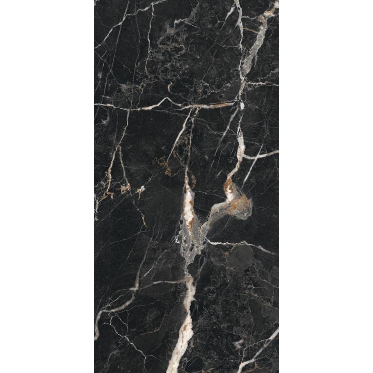 Porcelanato 61x120 cm Polido BLACK GALE - Damme