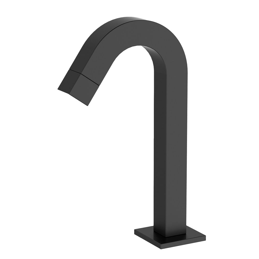 Torneira para Lavatório de Mesa Bica Baixa Black AIRA - Dax