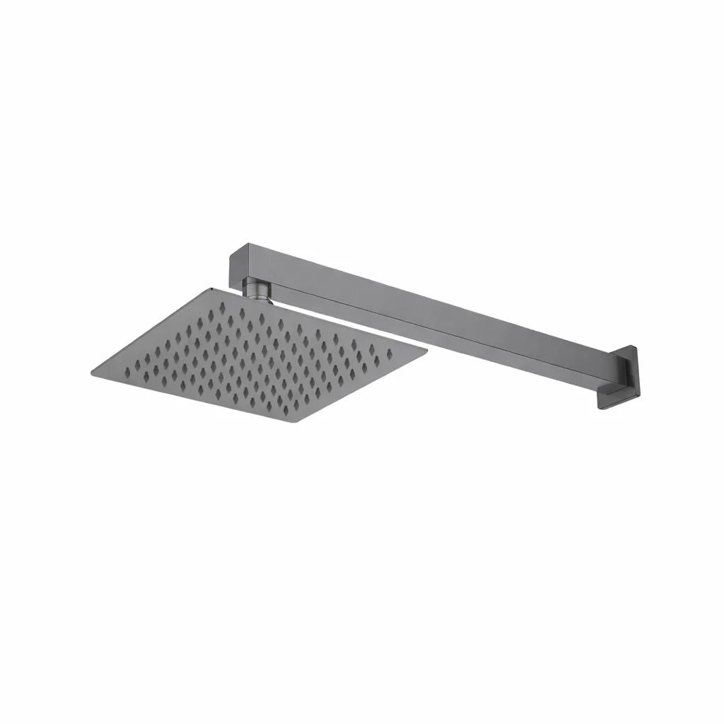 Ducha Quadrada Slim Toro Cinza 20CM DEL - Dax