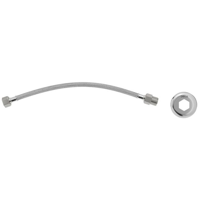 Ligação Flexível Malha de Aço 40cm Cromado - Deca