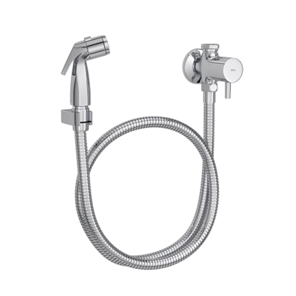 Ducha Higiênica com Registro e Gatilho Link Cromado - Deca