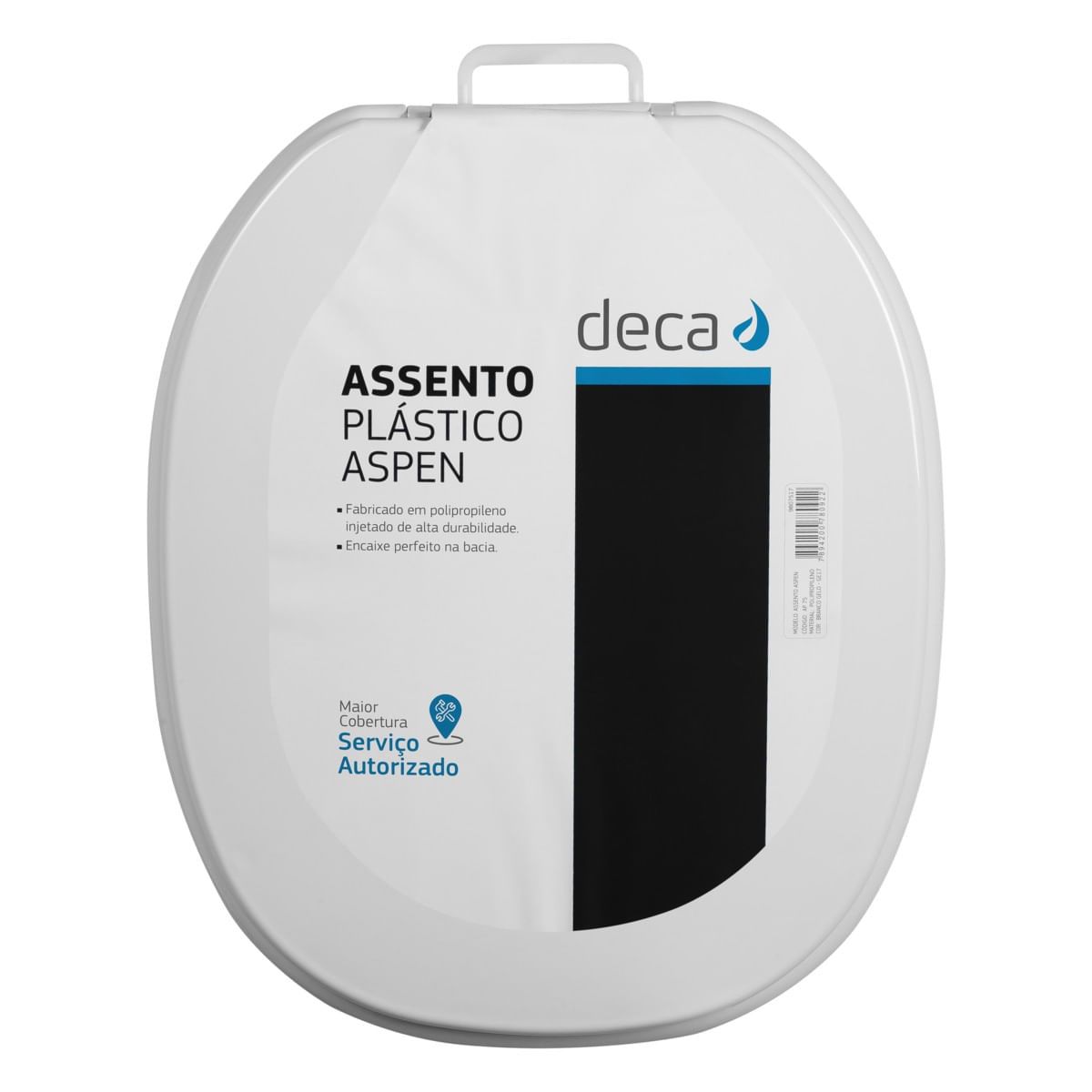 Assento Sanitário Plástico Aspen Gelo - Deca