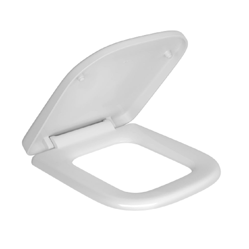 Assento Sanitário Polipropileno com Slow Close Unic/Polo/Quadra Branco - Deca