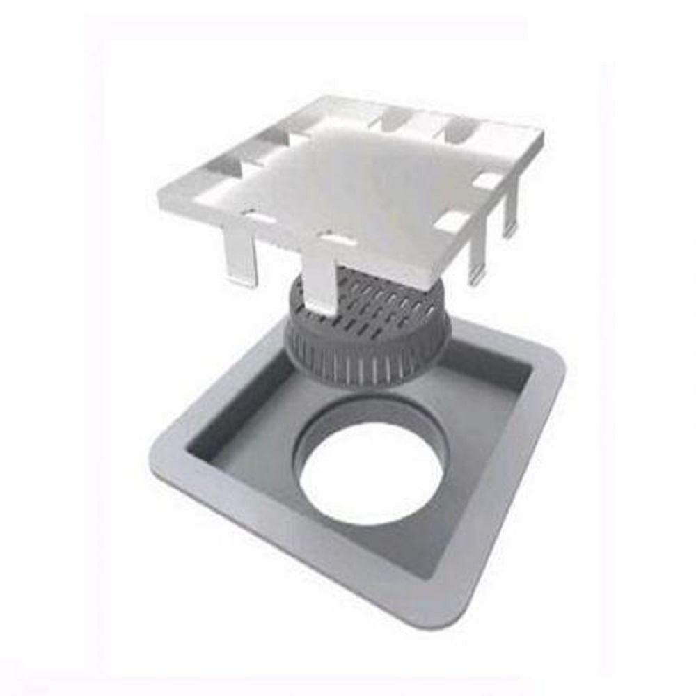 Ralo LINEAR SQUARE TAMPA OCULTA 15X15CM