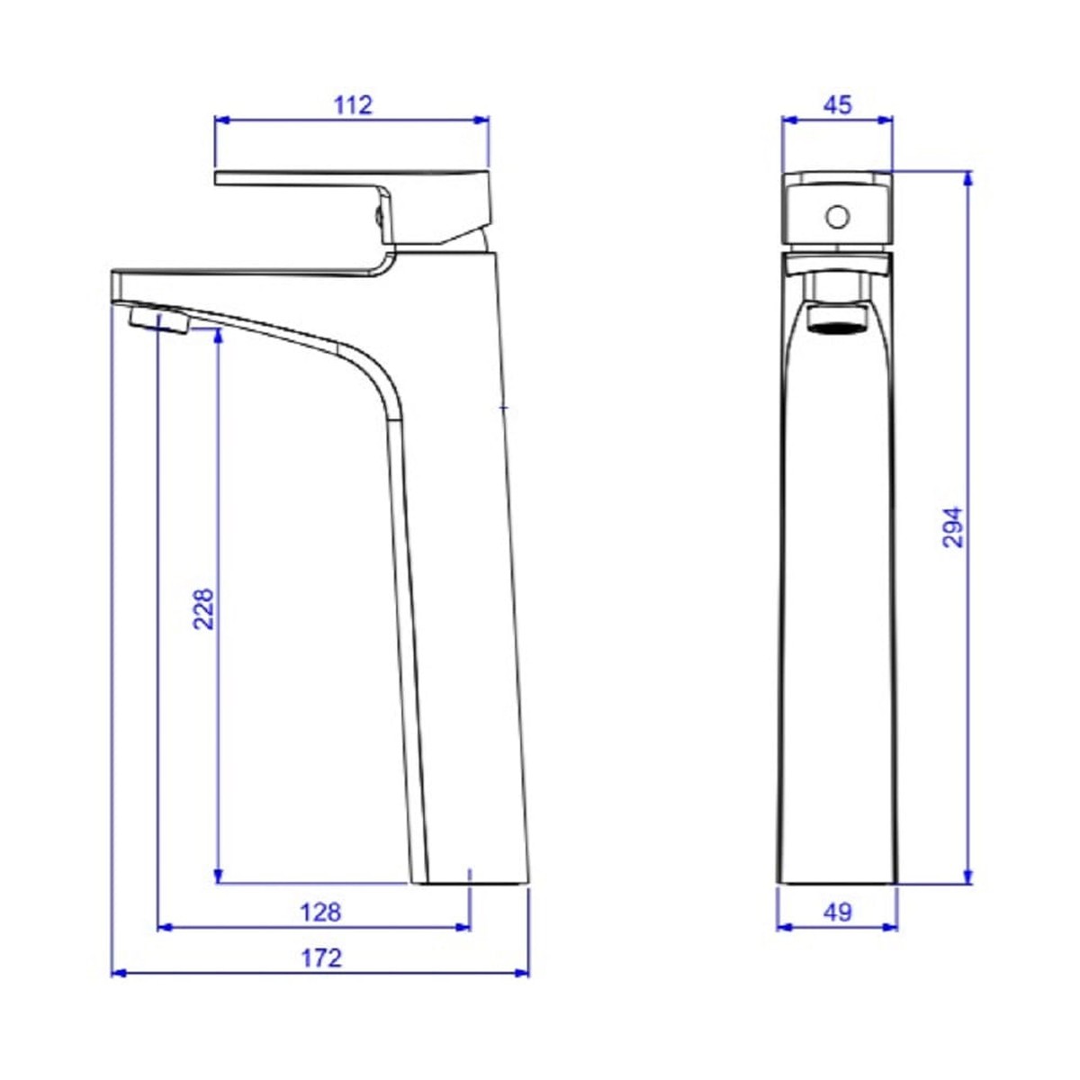 Misturador Monocomando de Mesa Bica Alta para Lavatório Cromado Level - Deca