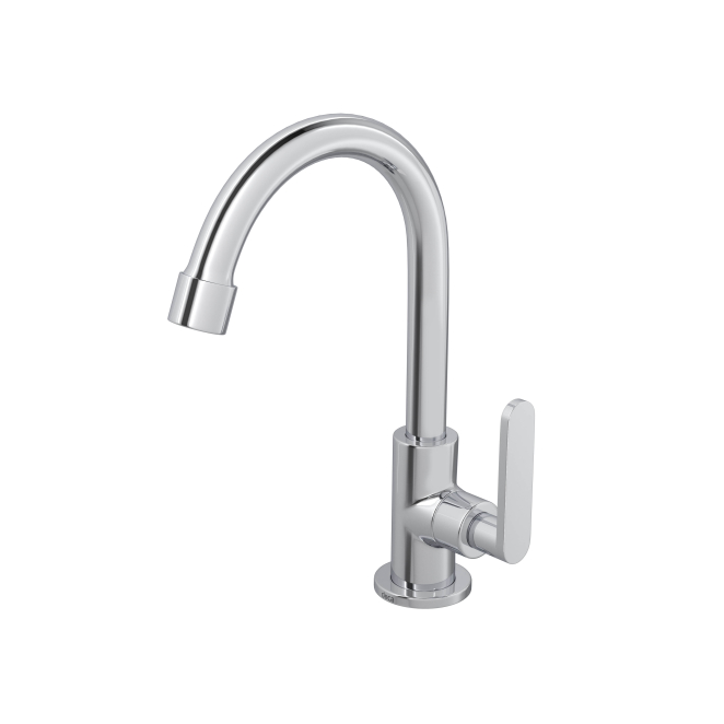 Torneira de Mesa Bica Alta para Lavatório Flex Plus Cromado - Deca