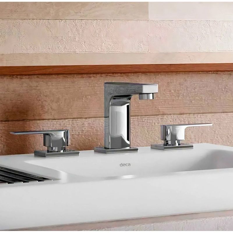 Misturador Deca de Mesa Bica Baixa para Lavatório Level Cromado