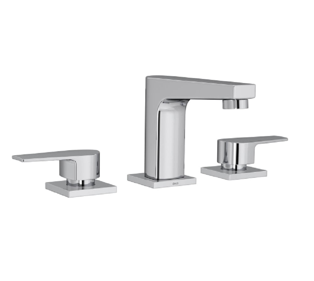Misturador Deca de Mesa Bica Baixa para Lavatório Level Cromado
