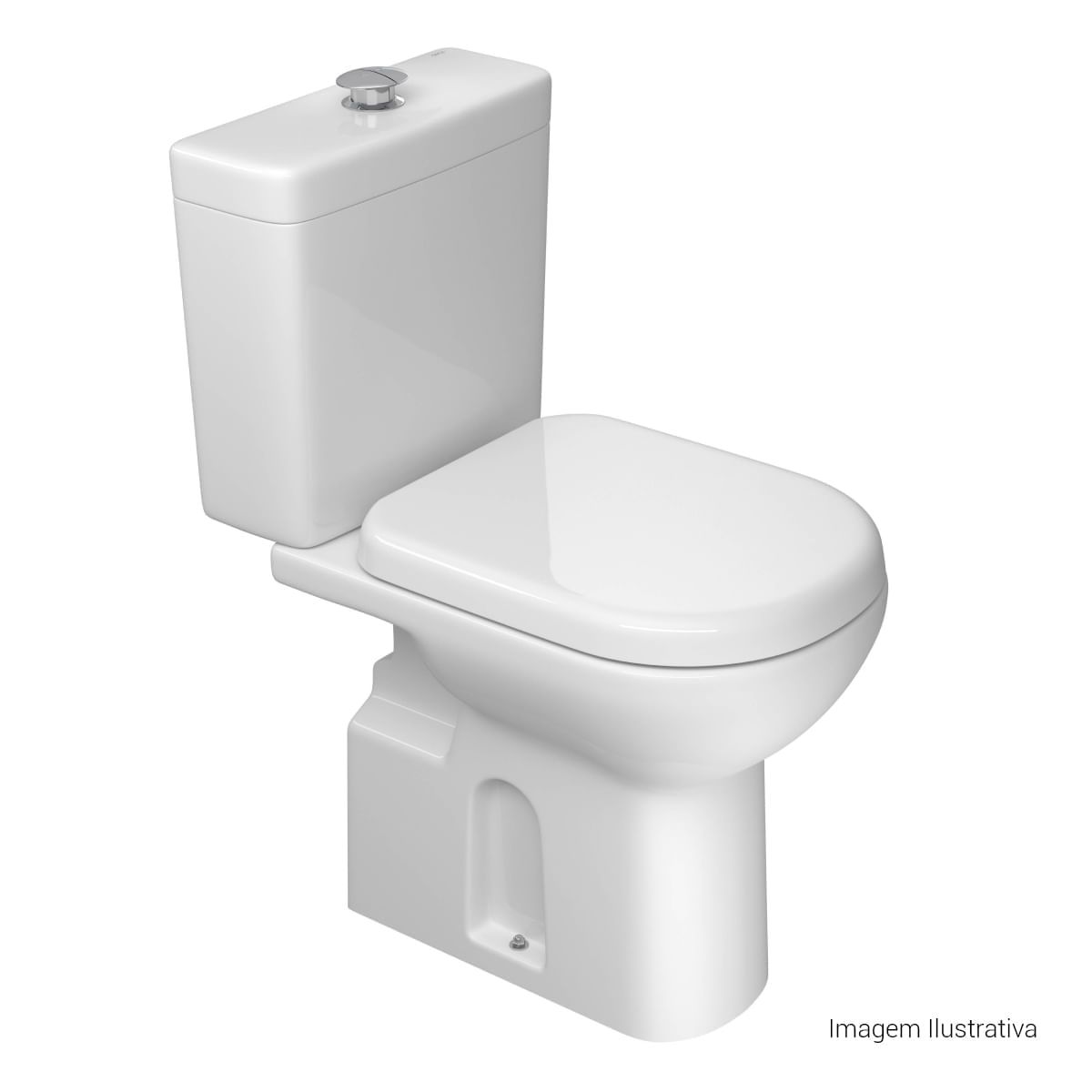 Bacia Sanitária para Caixa Acoplada Vogue Plus Conforto Gelo - Deca