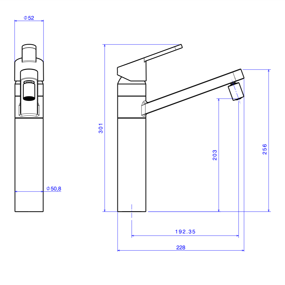 Misturador Monocomando de Mesa para Cozinha Cromado Flex Plus - Deca