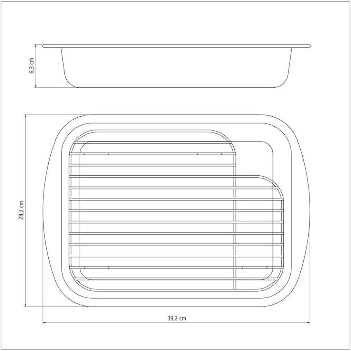 Tanque 94400/407 50x40cm Polido - Tramontina