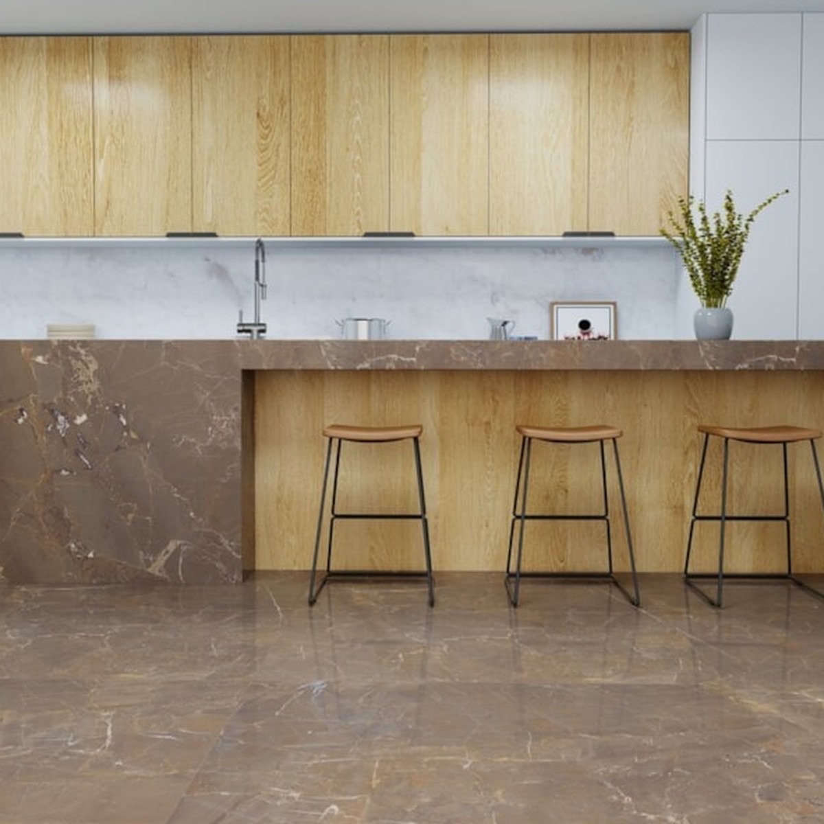 Porcelanato Marble Sorrento Mate 120x120 cm - Roca