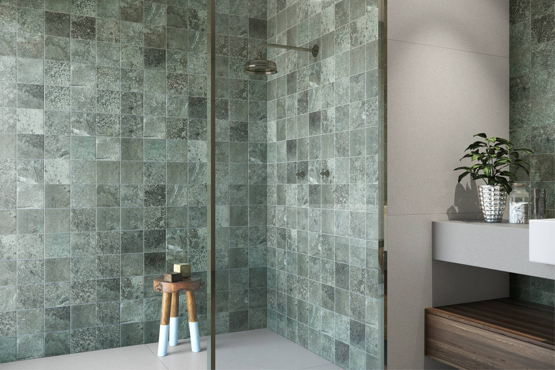 Revestimento 15x15 cm Mate ATOL JADE MA - Decortiles