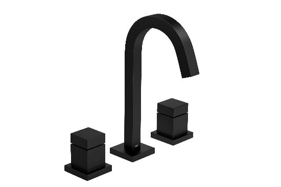 Misturador de Mesa Bica Alta para Lavatório Black Matte Cubo - Deca