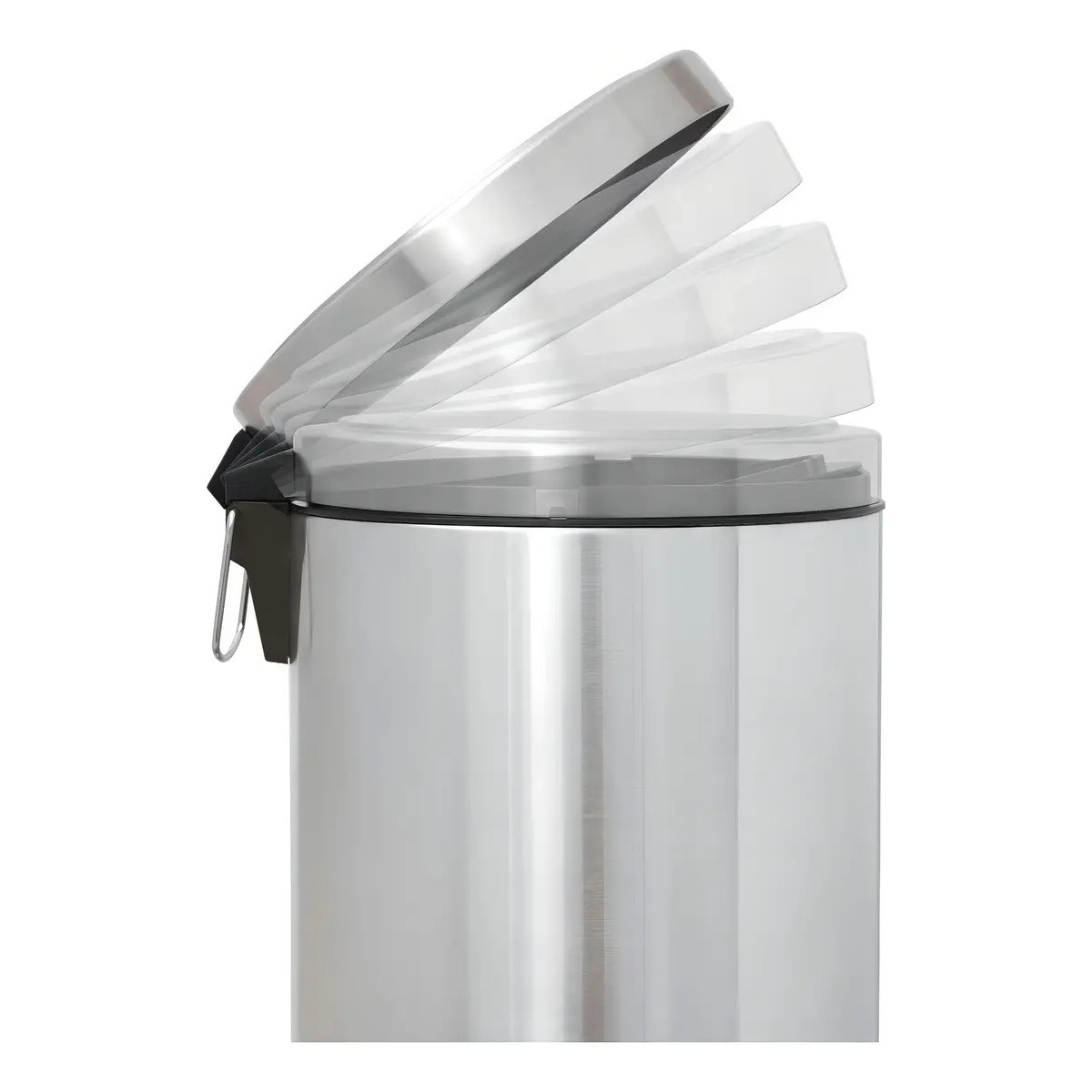 Lixeira Plus Inox C/PEDAL BRASIL 5L - Tramontina
