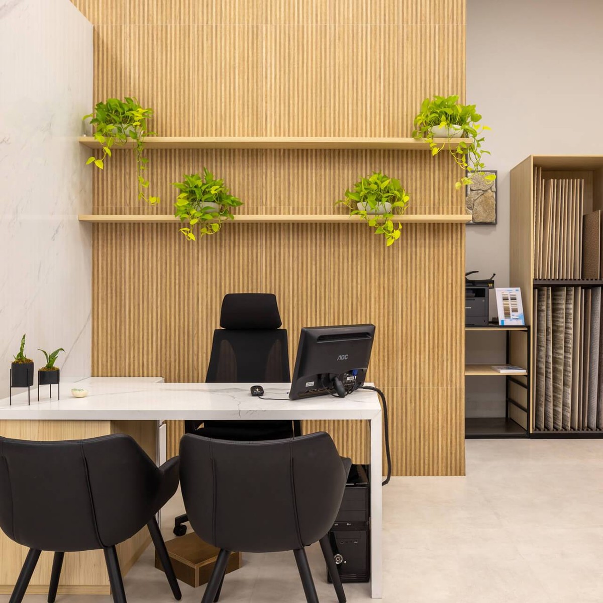 Porcelanato Acetinado 45x120cm Filetto Camel MA - Decortiles